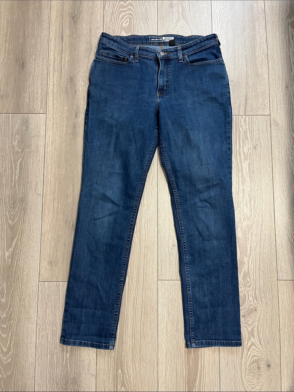 Carhartt Women's Dark Blue Straight Leg Jeans